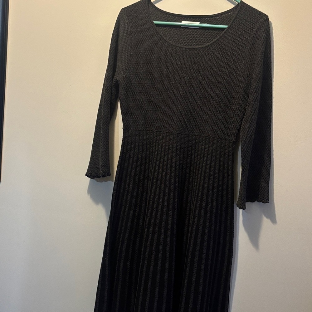 Calvin Klein Black Long Sleeve Dress size medium